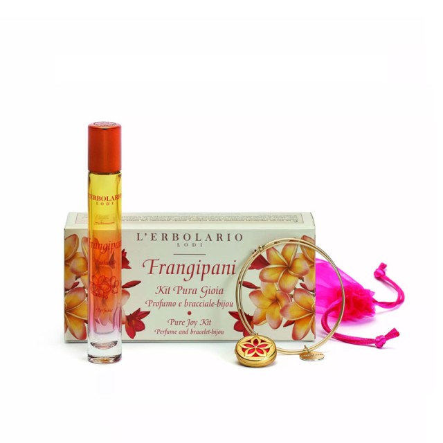 LErbolario Frangipani Kit Pura Gioia – Άρωμα 15 ml και Βραχιόλι-κόσμημα