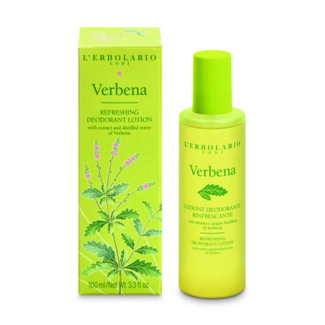LErbolario Verbena Lozione Deodorante Rinfrescante - Δροσιστική αποσμητική λοσιόν 100ml
