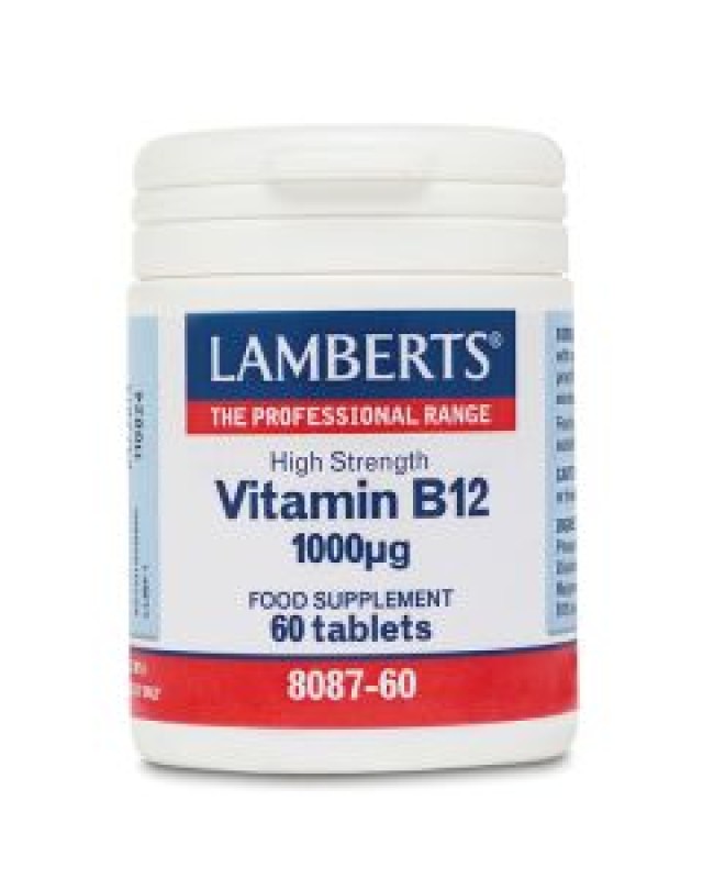 Lamberts B-12 1000mcg (Methilcobalamin) 60tabs