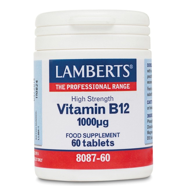 Lamberts B-12 1000mcg (Methilcobalamin) 60tabs