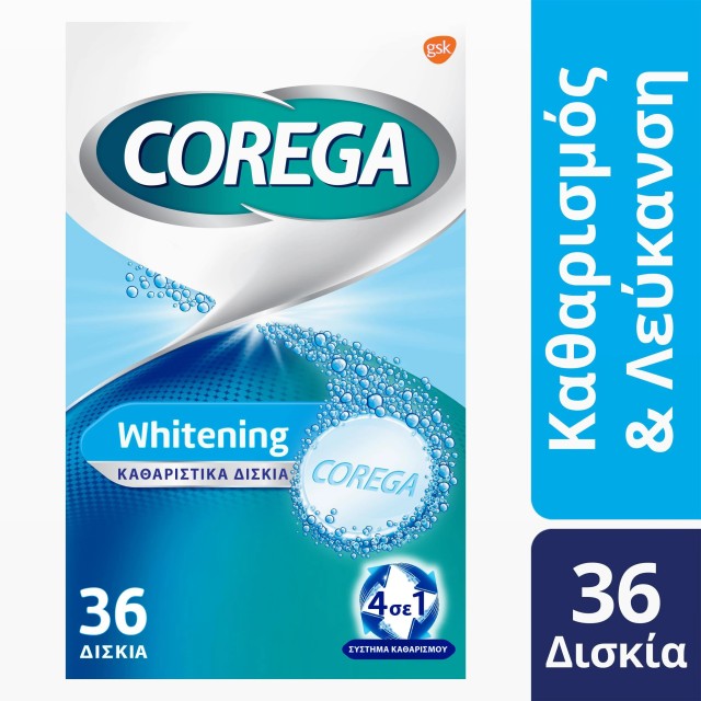 COREGA WHITENING 36 TABLETS