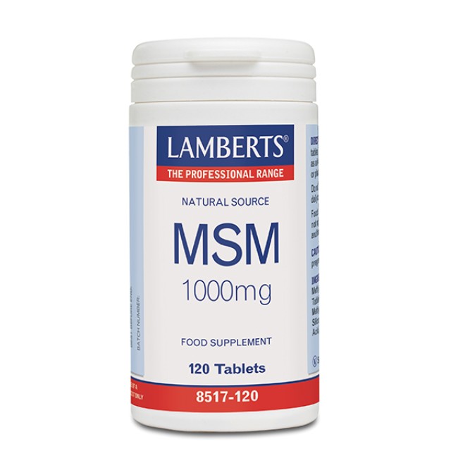 Lamberts MSM 1000mg 120tabs