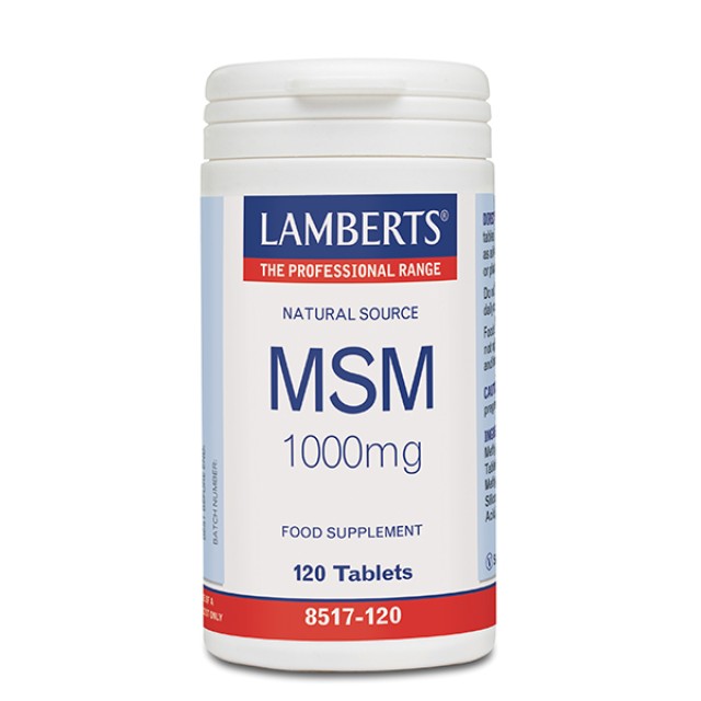 Lamberts MSM 1000mg 120tabs