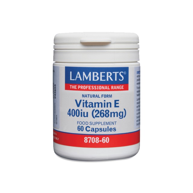 Lamberts Vitamin E 400iu Natural Form 60caps