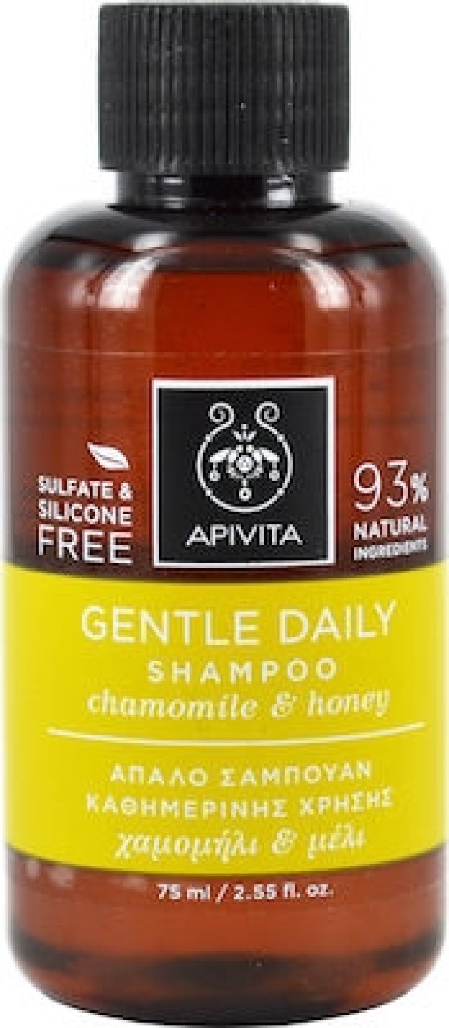 APIVITA MINI SHAMPOO GENTLE DAILY 75ML CHAMO.&MIEL