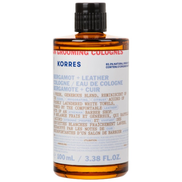 Korres Achillea Mens Edc Berg Leath 100ml