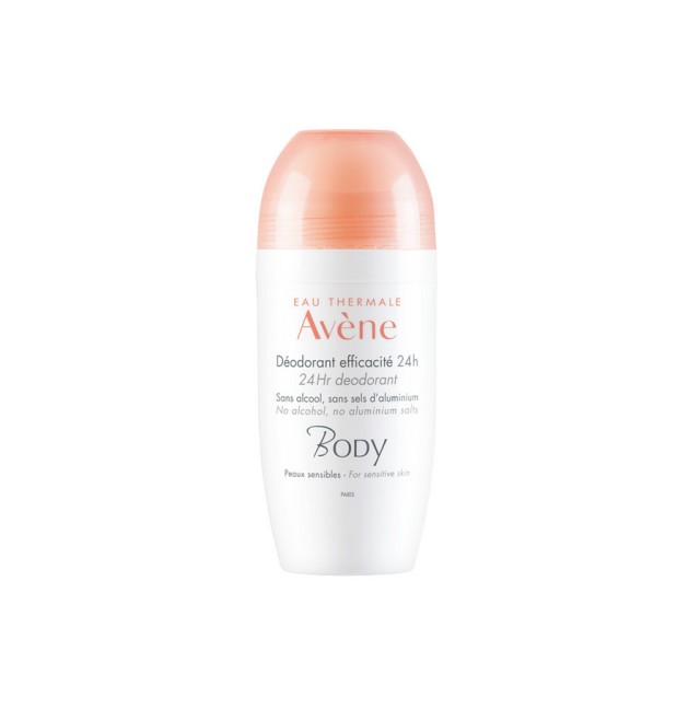 Avene Body Deodorant Efficacite 24h Roll-On- 50ml