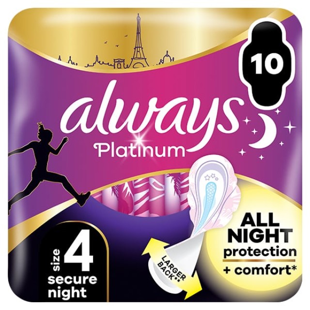 Always Ultra Platinum Sec Night 10x10duo