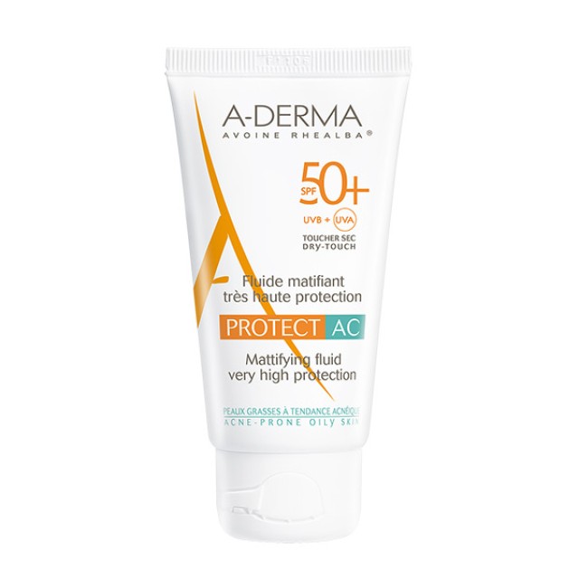 A-Derma Protect AC Face Mattifying Fluid SPF 50+ 40ml