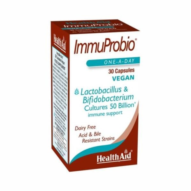 Health Aid  Immuprobio-Προβιο.50δις+Fos 30caps