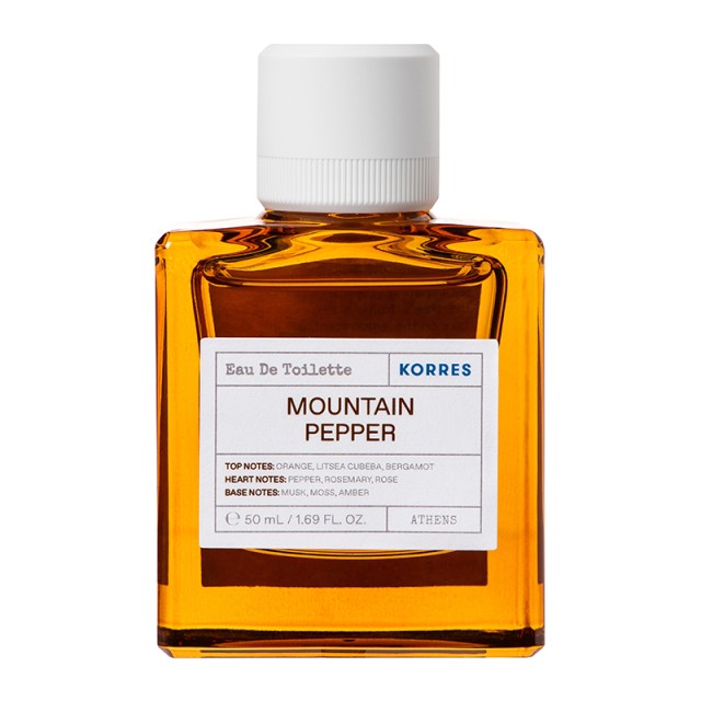 KORRES MOUNTAIN PEPPER EAU DE TOILETTE 50ML