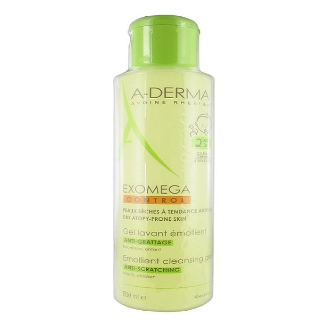 A-Derma Exomega Gel Lavant Emollient 500ml