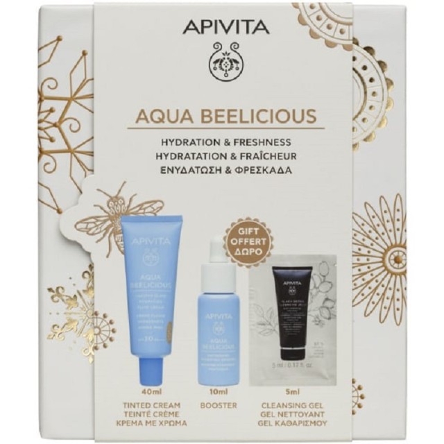 Apivita Aqua Beelicious Promo Tin&Ser Mini/25