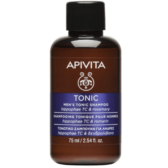 Apivita Tonic Shampoo Men Travel 75ml