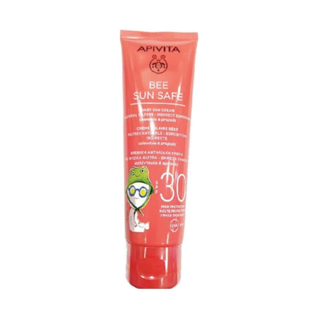 Apivita Bee Sun Safe Sun Cream Βρεφική Αντηλιακή Κρέμα SPF30 100ml