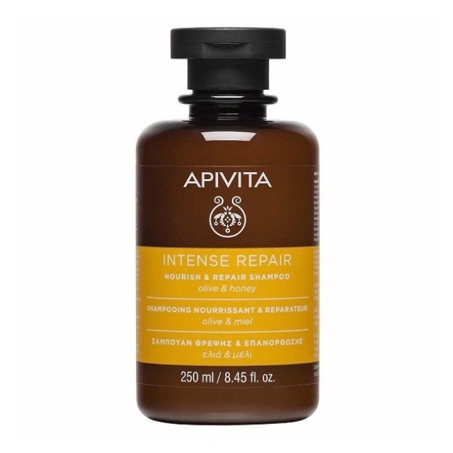 Apivita Nourish & Repair Shampoo Olive & Honey 250ml