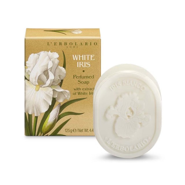 L’Erbolario Iris Bianco Soap 125gr