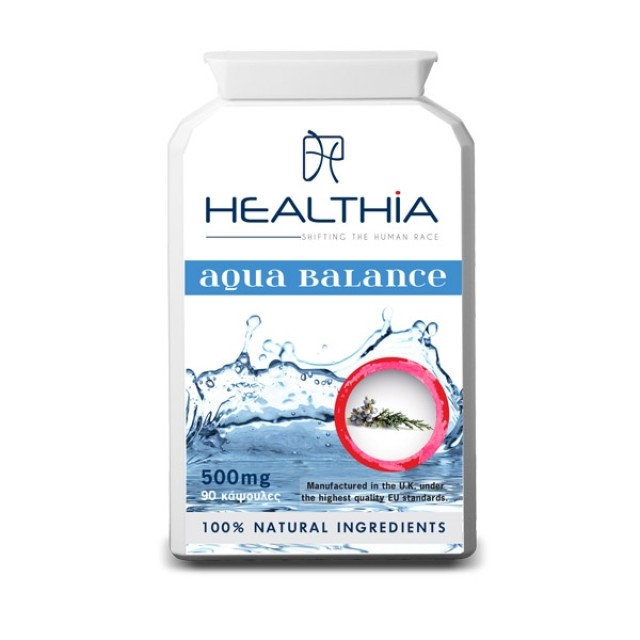 Healthia Aqua Balance Ισχυρή Φόρμουλα για την Ισορροπία των Υγρών στον Οργανισμό, 90 caps