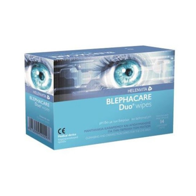 BlephaCare Duo Υγρά Μαντηλάκια 14τμχ