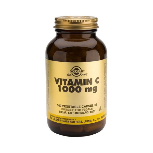 Solgar Vitamin C 1000mg 100 Φυτικές Κάψουλες