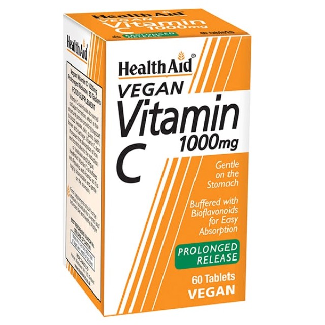 HEALTH AID VITAMIN C 1gr 60tabs -economy