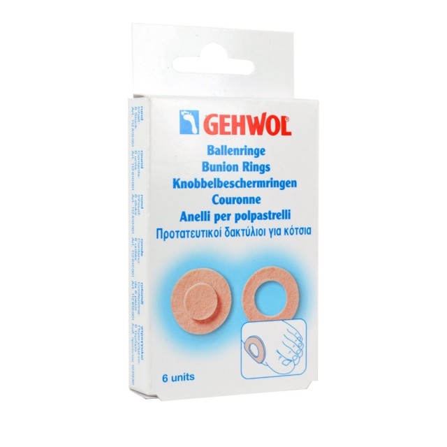 Gehwol Bunion Ring Round Στρογγυλοί προστατευτικοί δακτύλιοι για τα κότσια