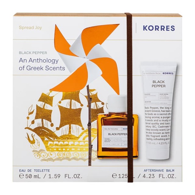 Korres Set Black Peper &After Shave