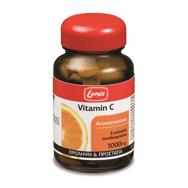 Lanes Vitamin C 1000mg 30 ταμπλέτες