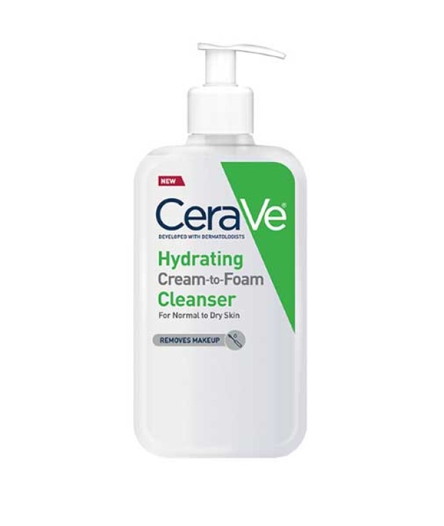 Cerave Hydrating Cream-to-Foam Cleanser Normal to Dry Skin , 236ml