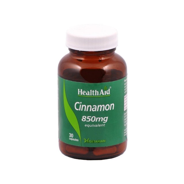  Health Aid Cinnamon 850mg- 30 κάψουλες