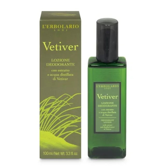 LERBOLARIO VETIVER LOTION DEODORANT 100ML