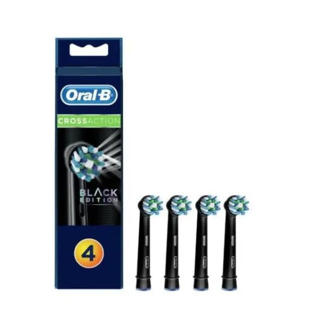 ORAL B BLACK EDITION CROSS ACTION ΑΝΤΑΛΛΑΚΤΙΚΑ Χ4