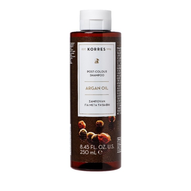 Korres Argan Oil Σαμπουάν για Μετά τη Βαφή, 250ml