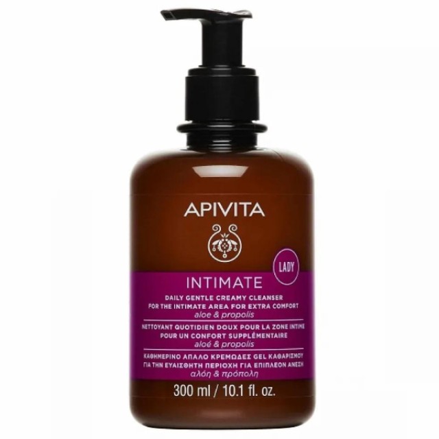 APIVITA IΝΤΙΜΑΤΕ LADY - ΑΠΑΛΟ ΥΓΡΟ ΚΑΘΑΡΙΣΜΟΥ ΓΙΑ ΤΗΝ ΕΥΑΙΣΘΗΤΗ ΠΕΡΙΟΧΗ ΓΙΑ ΠΡΟΣΤΑΣΙΑ ΑΠΟ ΤΗΝ ΞΗΡΟΤΗΤΑ ΜΕ ΑΛΟΗ