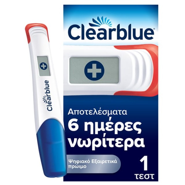 Clearblue Τεστ Εγκυμοσύνης ,Ψηφιακό Πρώιμη 1τεμ
