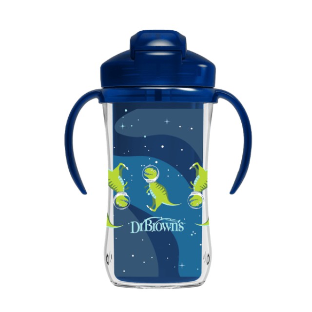 Dr.Browns Κύπελλο Θερμός Με Καλαμάκι Για Αγόρι 300ml