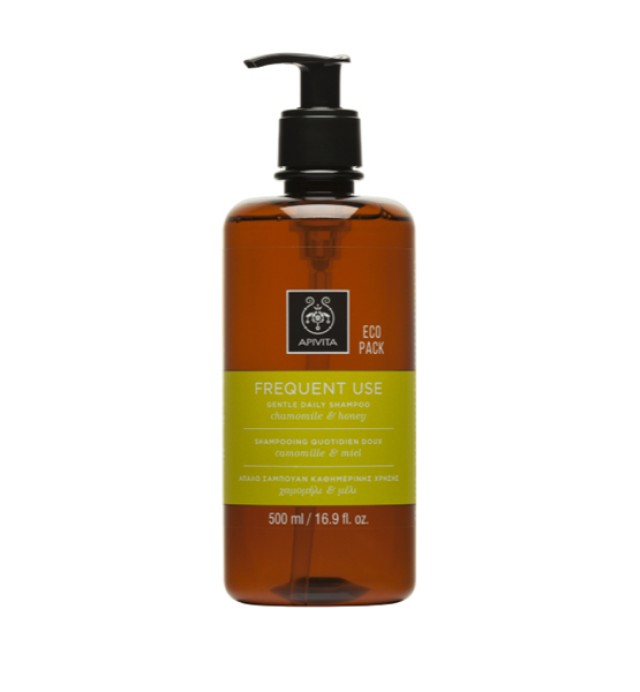 Apivita Eco Pack Gentle Daily Shampoo Απαλό Σαμπουάν για Καθημερινή Χρήση με Χαμομήλι, 500ml