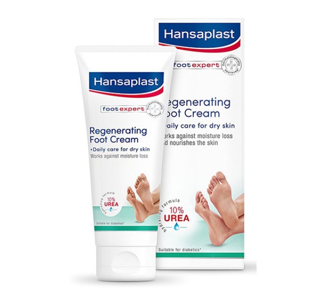 Hansaplast Foot Expert Κρέμα Ανάπλασης Ποδιών με 10% Ουρία, για καθημερινή χρήση, 100 ml