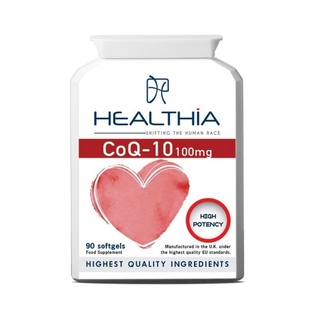 Healthia CoQ-10 100mg 90Softgels