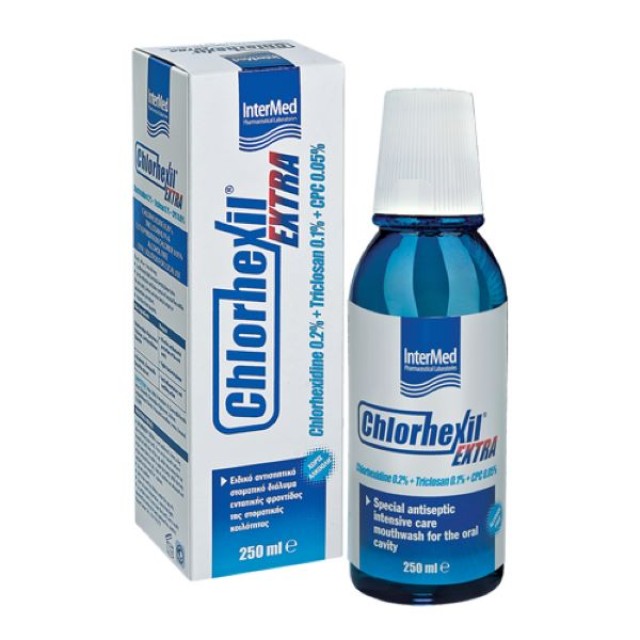 Intermed Chlorhexil Extra Mouthwash Στοματικό Διάλυμα, 250 ml