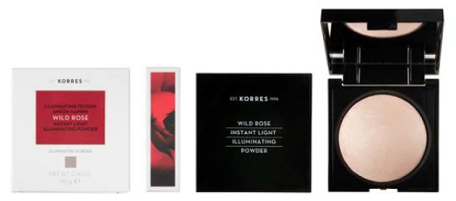 Korres Wild Rose Brightening Powder Πούδρα Άγριο Τριαντάφυλλο WRP3 για Λάμψη & Φυσική Κάλυψη, 10g