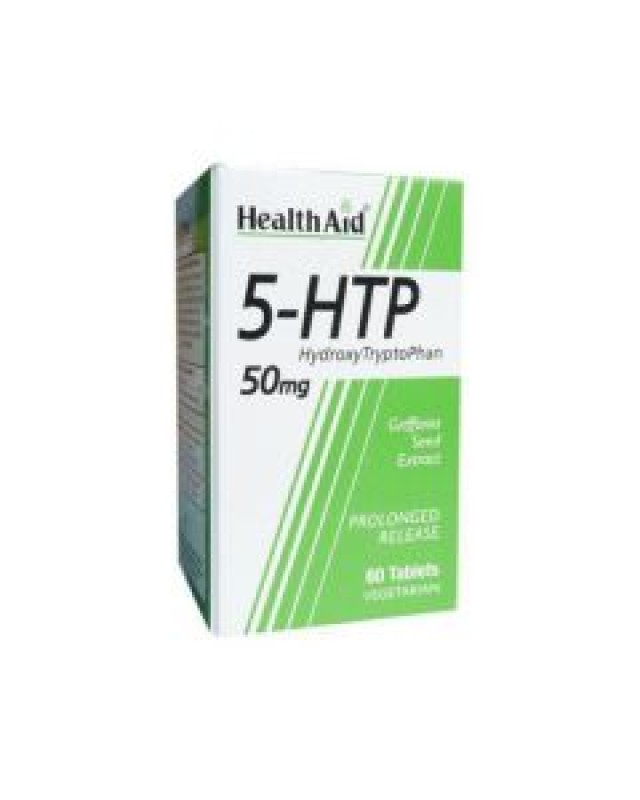 Health Aid 5htp Hydroxy Tryptophan 50Mg Συμπλήρωμα Διατροφής 60 tabs