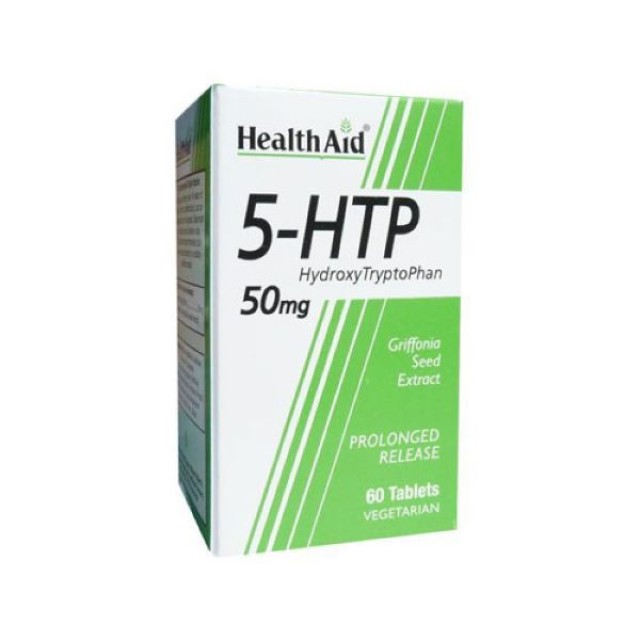 Health Aid 5htp Hydroxy Tryptophan 50Mg Συμπλήρωμα Διατροφής 60Tabs
