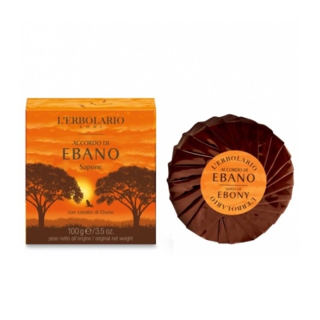 L Erbolario Notes of Ebony Perfumed Soap- 100gr
