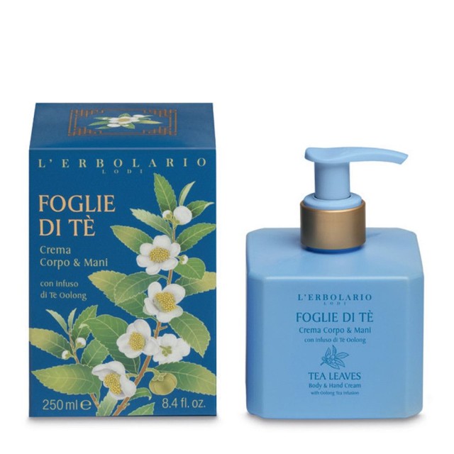 Lerbolario Foglie Di Te Crema Corpo & Mani (Κρέμα Σώματος & Χεριών) 250ml