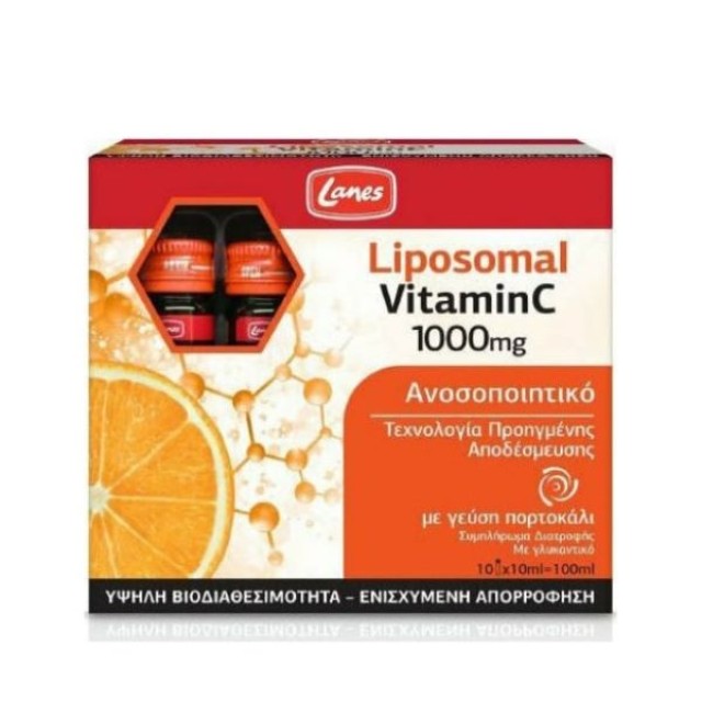Lanes Liposomal Vitamin C 1000mg 10x10ml
