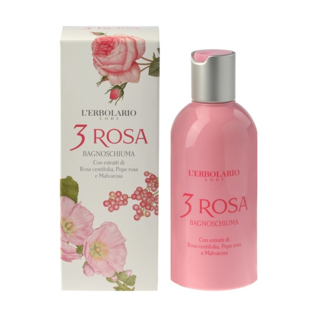 LErbolario 3 Rosa Shower Gel - 250ml