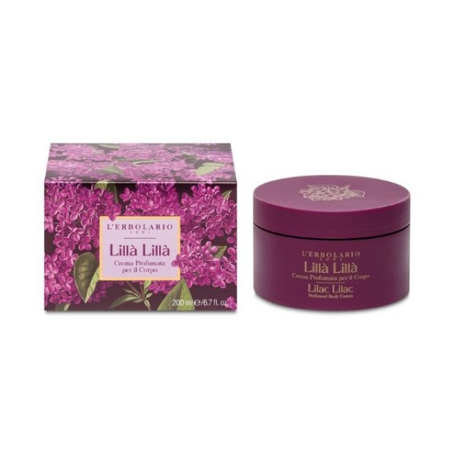 LErbolario Lilla Lilla Perfumed Body Cream 200ml