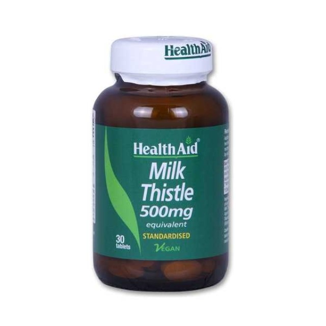  Health Aid Milk Thistle Extract 500mg- 30 ταμπλέτες