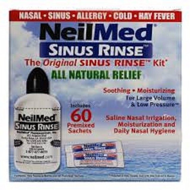 NeilMed Sinus Rinse Original Kit, 1 συσκευασία + 60 φακελάκια